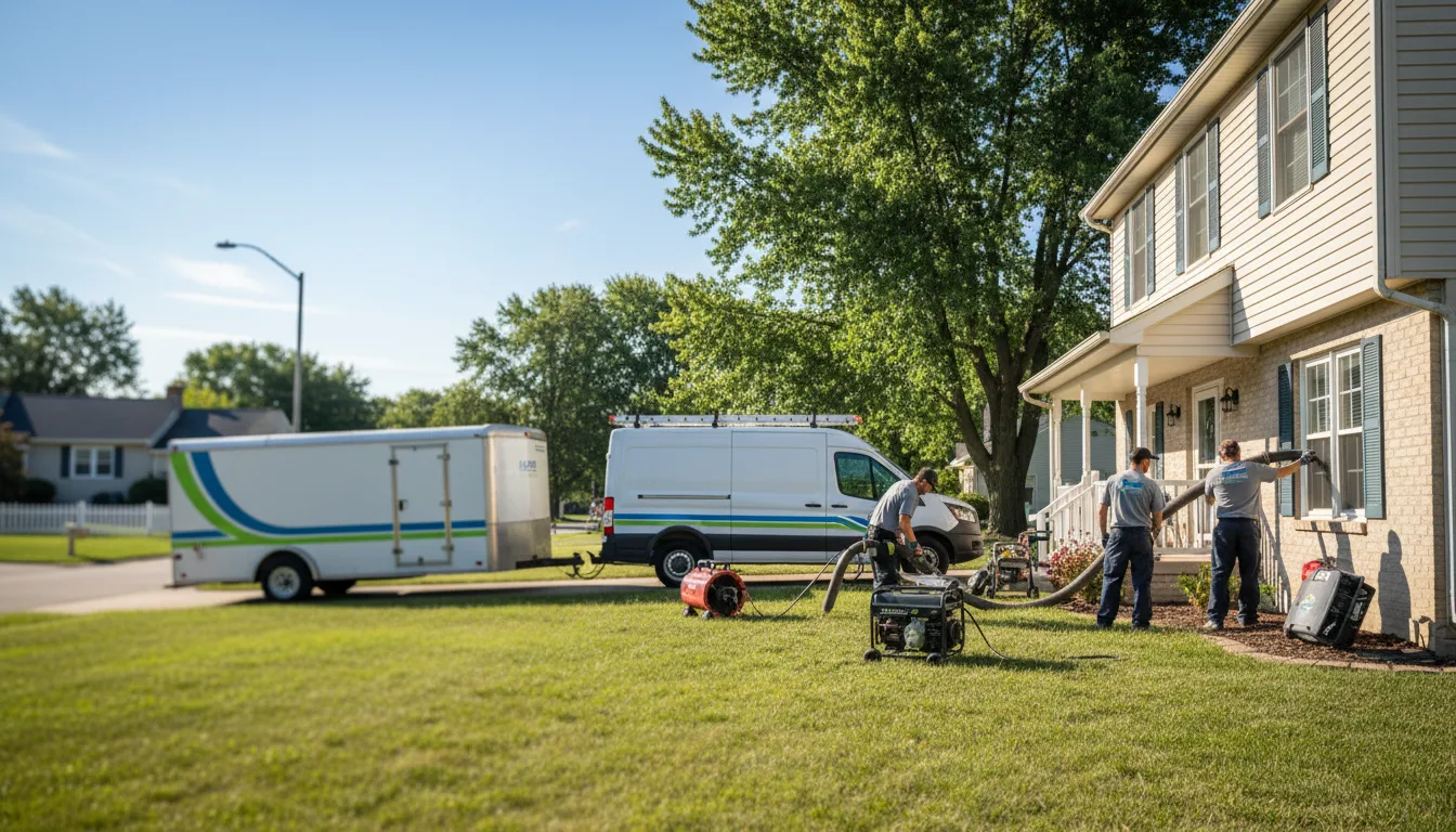 Flooded Basement Restoration And Cleanup With Repair in Potwin, KS near me